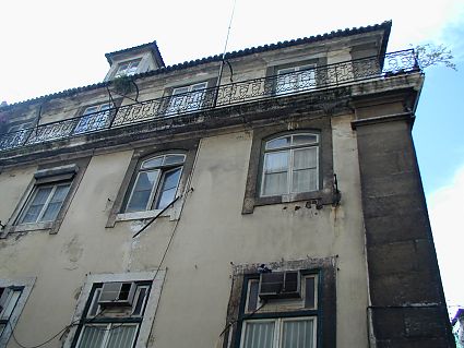 pisos superiores, rua da Padaria